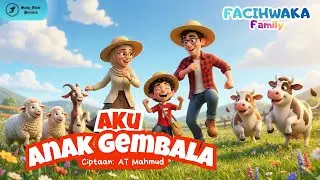 🧑🏻‍🌾🐮 Aku Anak Gembala - Versi Akustik | Lagu Anak Indonesia Populer | Facihwaka Family #laguanak