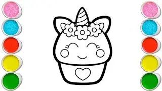 Hello Kitty Cake Drawing, Painting & Coloring For Kids and Toddlers_ Easy Art