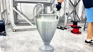 Print a UEFA Champions League Trophy with Dowell 3D printer. Who would you like to give it to?