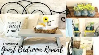 ⭐️Farmhouse Guest Bedroom Makeover Reveal!!! ⭐️