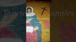 Tapete de aserrin Sagrada Familia 🙏🏻⚘#cdmx #qepd #tapetes #sagradafam&iacute;lia #tlalnepantladebaz #viral