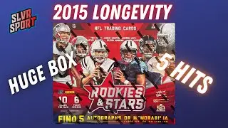2015 Panini Rookies And Stars Football Longevity Box. 5 HITS!