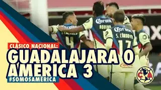 Color Cl&aacute;sico Nacional Guadalajara 0-3 Am&eacute;rica J11 GUARD1ANES 2021