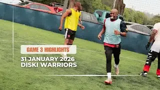 Football Highlights | Diski Warriors Game 3 | Discovery Soccer Park | 31 Jan 26