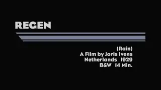 joris ivens - regen (1929, score by hanns eisler 1941)