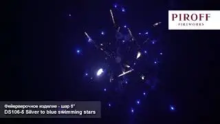 DS106 5 Silver to blue swimming stars