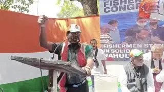 Dr Jayakumar MP Speech - Protest @ Delhi - All India Fishermen Congress
