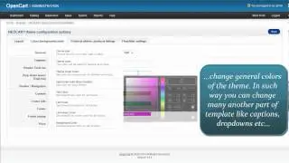 Neocart OpenCart theme customization video manual