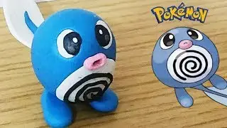 Cómo hacer pokémon de plastilina POLIWAG / how to sculpt with clay [TUTORIAL]