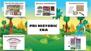 Xplorabox Educational Activity box for Kids Age 6-8 Years Children | Pre Historic Era