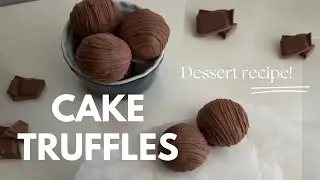 Cake Truffles/Balls | Easy Dessert Recipe!  #easydessertrecipe #dessertrecipes #recipes
