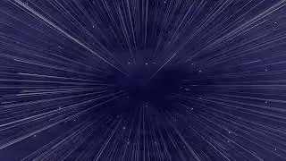 Space travel animation