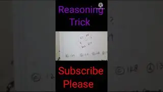 Reasoning tricks.Find missing numbers.part#01 #reasoningtrick #mathshorts #supertrick