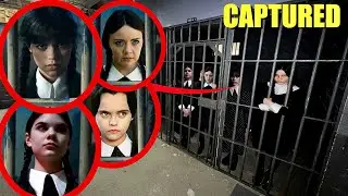 WE CAPTURED WEDNESDAY ADDAMS AND HER EVIL CLONES INSIDE CURSED PRISON! (THEY WERE ANGRY)