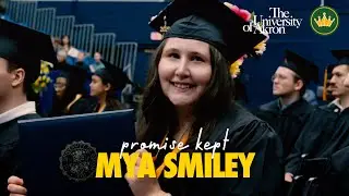 👑 Mya Smiley Becomes LeBron & The University of Akron's First I Promise College Graduate