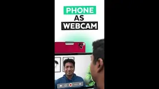 📱 How To Use Your Phone As Webcam🌐