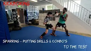 Sparring - testing timing, distance and combo drills