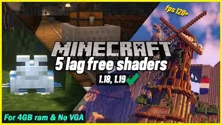 Minecraft : Top 5 no lag shaders for 2022 (No VGA card needed)