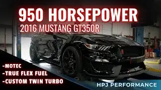 This SHELBY GT350R puts hellcats to shame | TWIN TURBO MOTEC |
