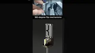 180 degree flip mechanisms #mechanical #robot #mechanicalengineer #machine #mechanicalengineering