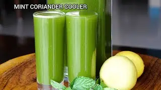 MINT CORIANDER COOLER| HEALTHY SUMMER DRINK| DIET DRINK| IMMUNITY BOOSTER|