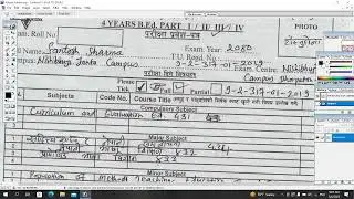 B.Ed., B.B.S. n B.A. 3rd year Exam Form how to fill?