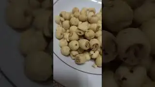 Yummy Roasted Lotus Seeds! 😋😋 #shorts #shortsvideo #asmr #viral #lotus #seeds
