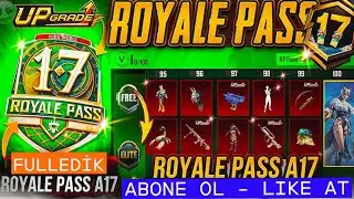 SEZON 17 ROYAL PASS GELDİ FULLEDİK  YENİ SEZON BAŞLADI  PUBG MOBİLE