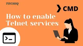 How to enable Telnet service form PC - Laptop || Telnet Service || TechIQ