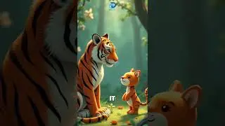 Tiger and the Doll Labubu that Brings Peace #lifelessons #tigerrescue #saveourtigers #motivation