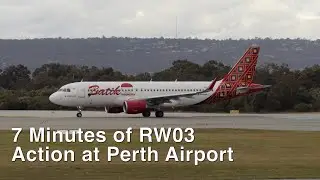 QantasLink, Batik and Alliance Depart RW03 at Perth Airport (YPPH)