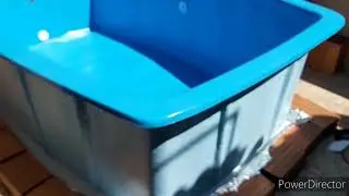 Instalação de uma piscina de fibra 2,70 m x 1,77 m x 080mc em Brás de Pina  Equipe MM PiscinasRJ