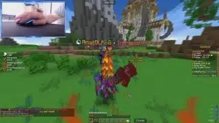 Je pvp en HANDCAM sur hadaria 👑 (je meurt souvent quand meme xd)