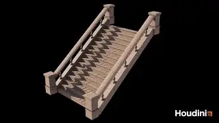 Houdini Procedural Stone Stairs
