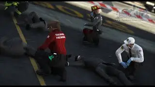 Fire Marshal Aiding in a Mass Casualty! [FiveM RP] - Twitch Live Stream 1/8