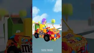 Clean Up! Magic Trash Can Turns Candy into Toy Cars 🚗🍬😂#scaryteacher3d #tatathink #kpopdemonhunters