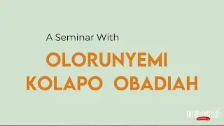AFROFUTURISM & SPECULATIVE ART | Kolapo Olorunyemi (The Relentless Workshop 3.0)