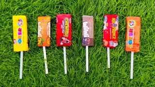 Satisfying Video Rainbow Mixing All Lollipop & Color EGGS From Chocolate Magic Candy & Cutting ASMR