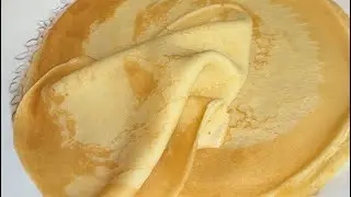SUAVES Y CREMOSAS CREPAS RECETA CL&Aacute;SICA