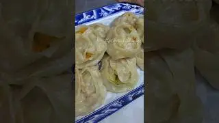 ЛУЧШЕЕ ТЕСТО 🔥 БЕЗ ЯИЦ! Тесто на манты, пельмени и вареники #тесто #манты #рецепт #shorts