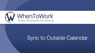 Sync to Outside Calendars