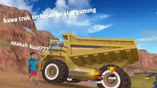 coba bawa truk tambang terbesar didunia akan naik kegunung tertinggi di dunia/race off