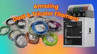New Dual & Tri Color 3d Printer Filaments  |  ZYLtech #3dhp