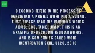 What Is The Decoding?