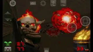 Уровень 23 игры Дум2, карта MAP 23 DOOM2, секреты map23 DOOM 2, прохождение Дума на телефоне Андроид