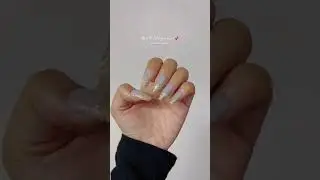 first DIY fake nails 🥰 #fakenails #gelpolish #nailart #nails #bluenails