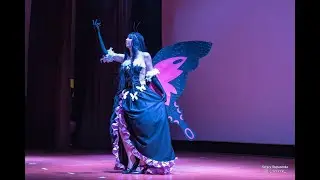 Ran Hime cosplay &mdash; Accel World | Kuroyukihime | COSSUMMER 2018 Алматы