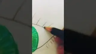 Drawing an eye 👁️ ll Craft With Aqsa ll