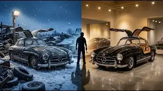 ASMR Luxury Restoration | Abandoned 1955 Mercedes-Benz 300SL Gullwing Full Rebuild to Perfection