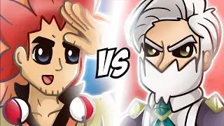 Alder VS Drayden | Pokemon Anime Battle